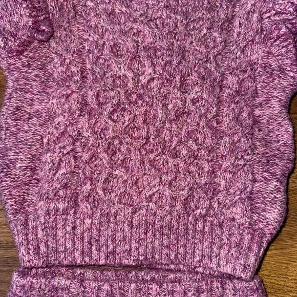 Old Navy Pink Knit Baby Sweater set - Picture 4 of 5